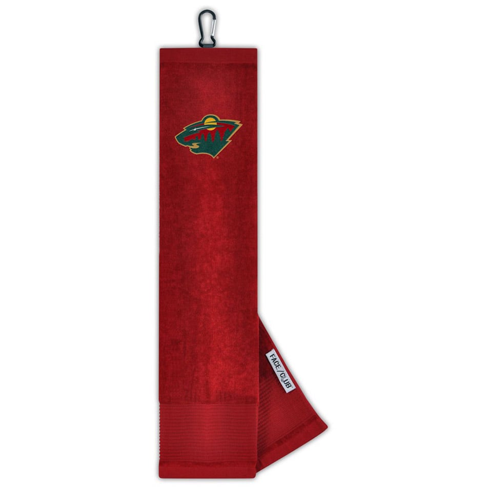Serviette de toilette Minnesota Wild 16 po x 24 po Face & Club à trois volets