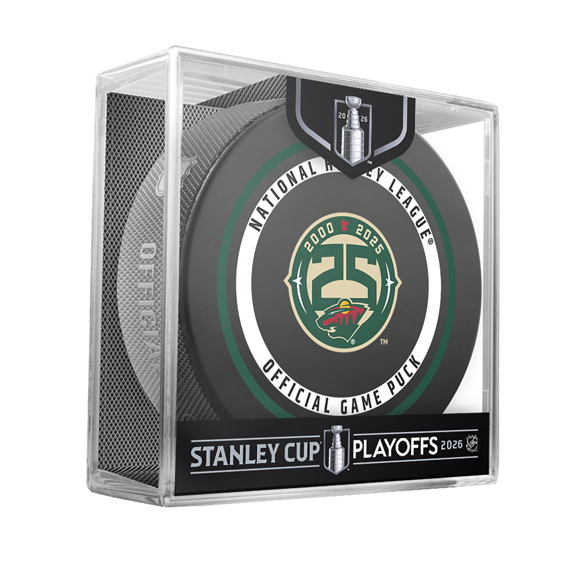 Rondelle officielle des séries éliminatoires de la Coupe Stanley 2026 du Minnesota Wild Inglasco