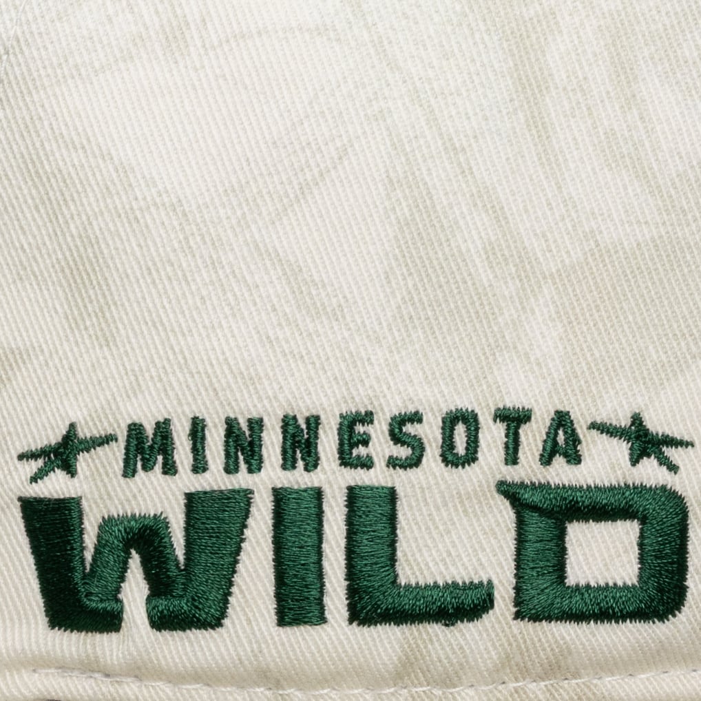 Minnesota Wild White Ghosted 1904 Adjustable Dad Hat
