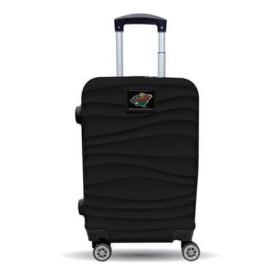 Minnesota Wild MOJO Black Color Blitz Carry-On Hardcase Spinner Luggage
