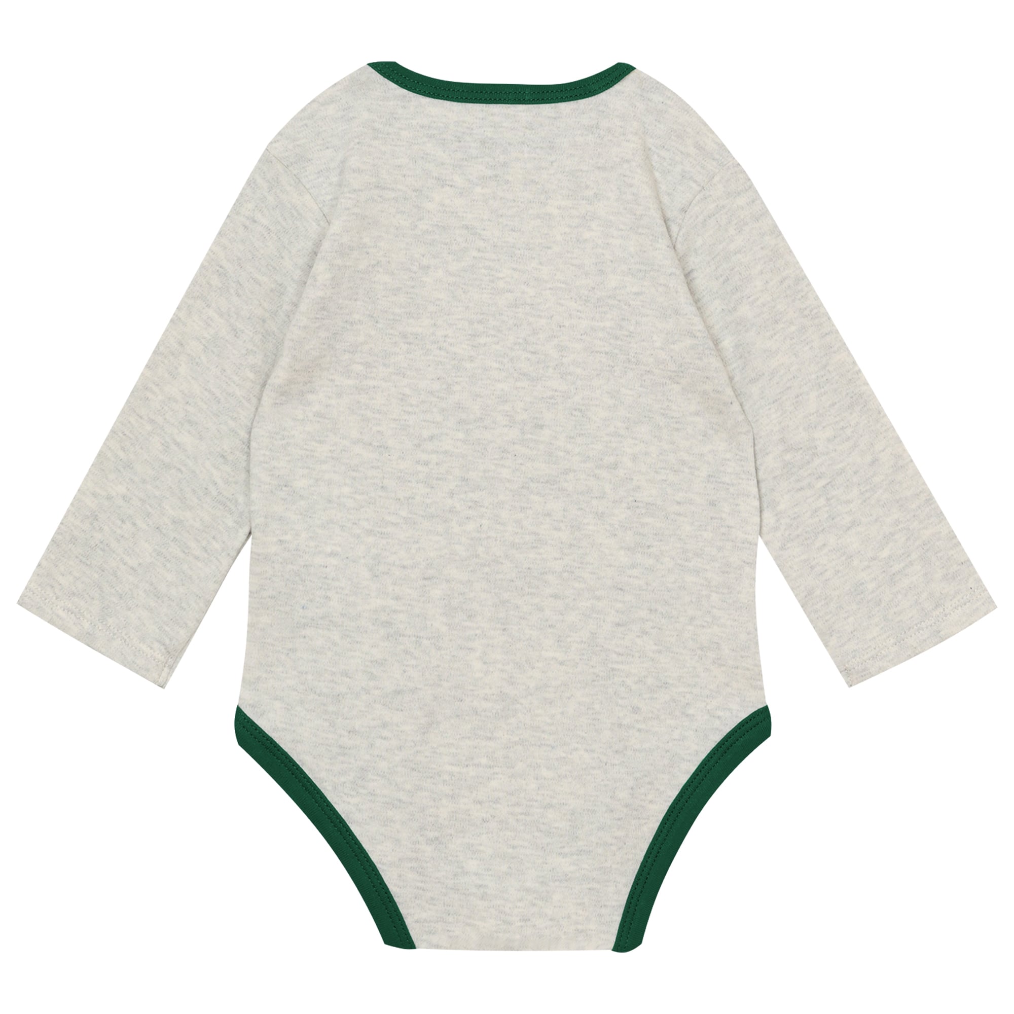 Newborn Outerstuff  Heather Gray Minnesota Wild Huddles and Giggles Three-Piece Set