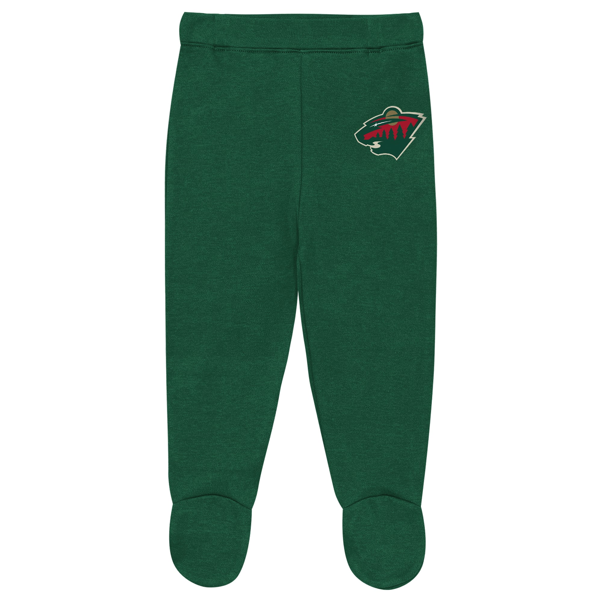 Newborn Outerstuff  Heather Gray Minnesota Wild Huddles and Giggles Three-Piece Set