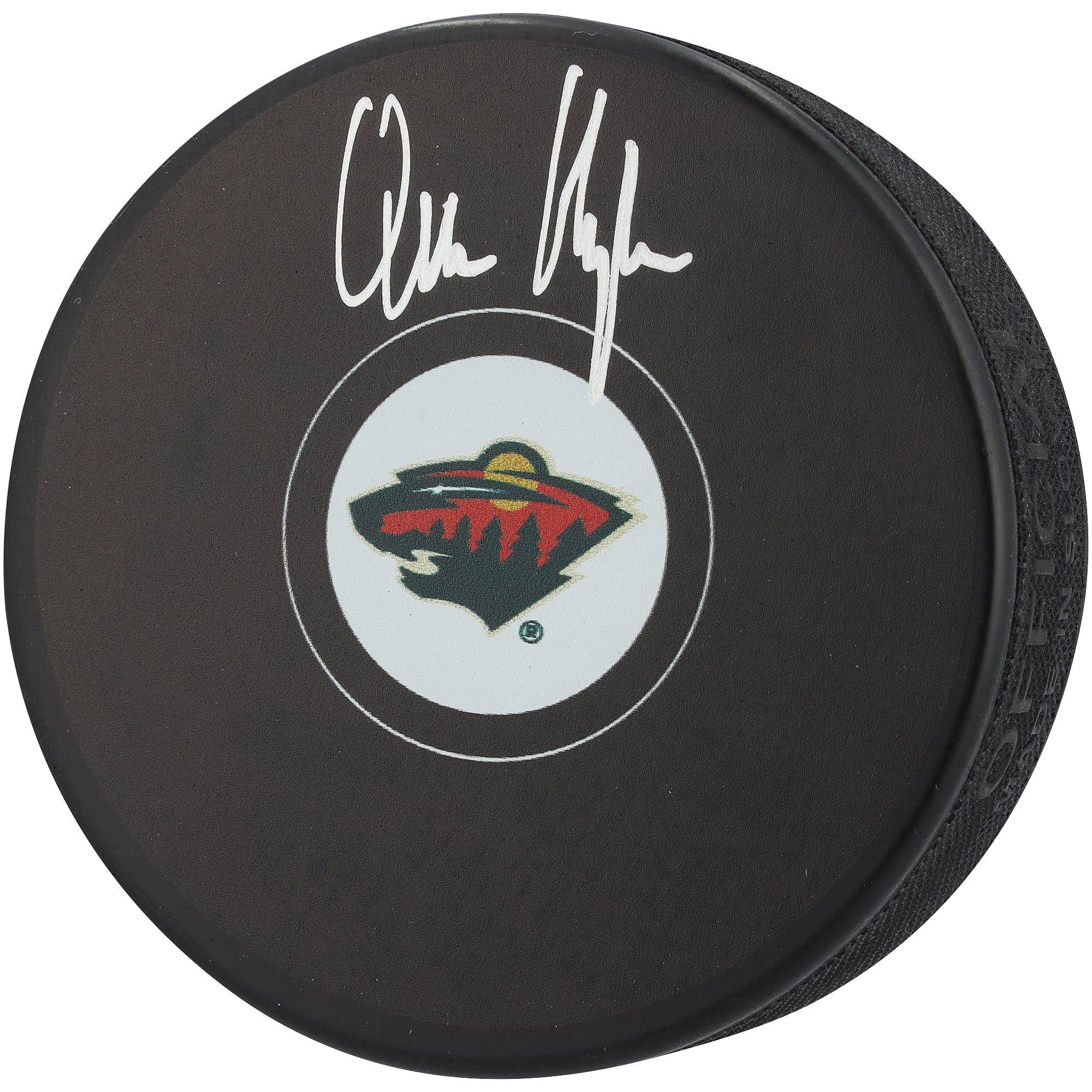Rondelle de hockey autographiée par Quinn Hughes du Minnesota Wild