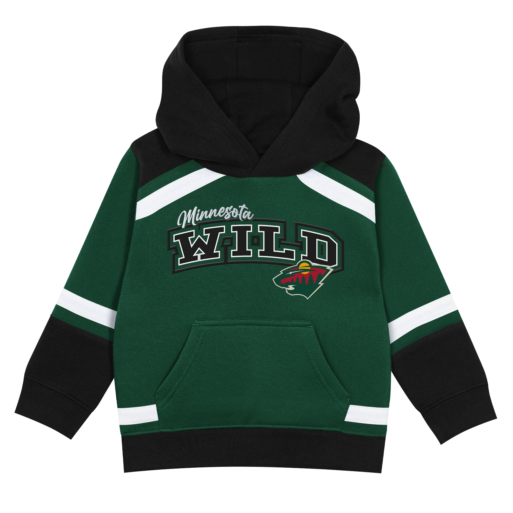 Ensemble sweat à capuche et pantalon Outerstuff vert/noir Minnesota Wild Ice Explorer pour tout-petit