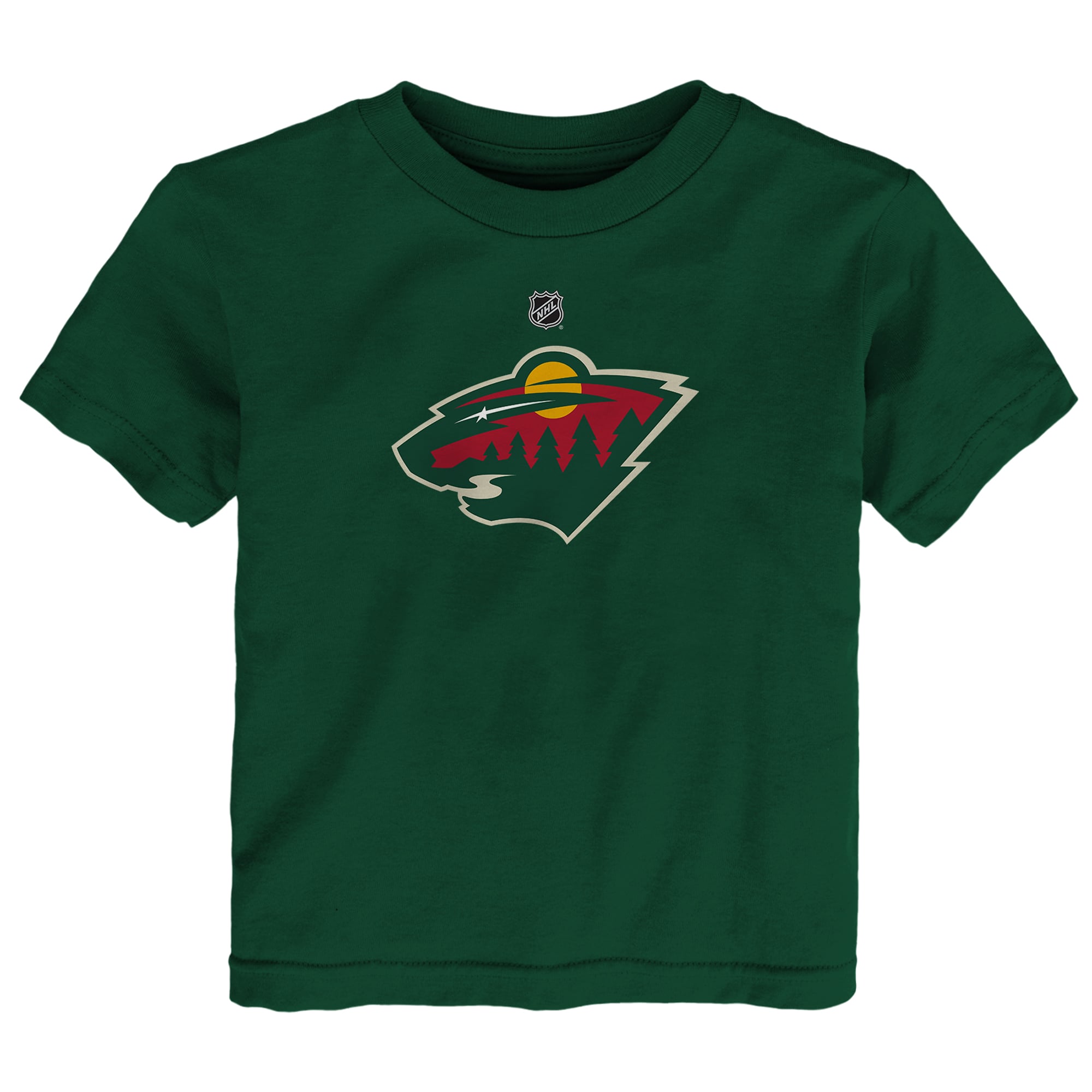Toddler Outerstuff Hunter Green Minnesota Wild Primary Logo T-Shirt