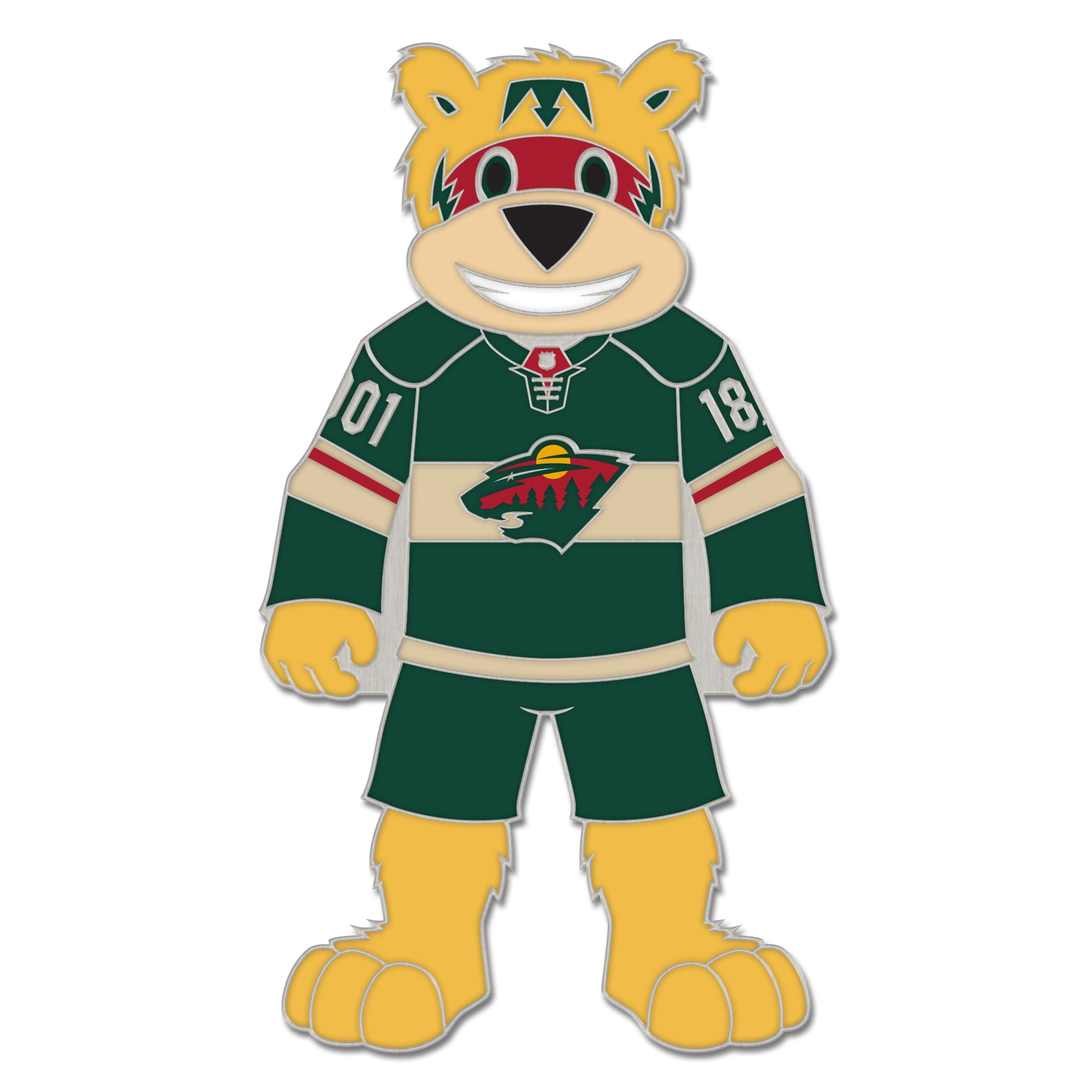 WinCraft Pin de collection de mascotte sauvage du Minnesota