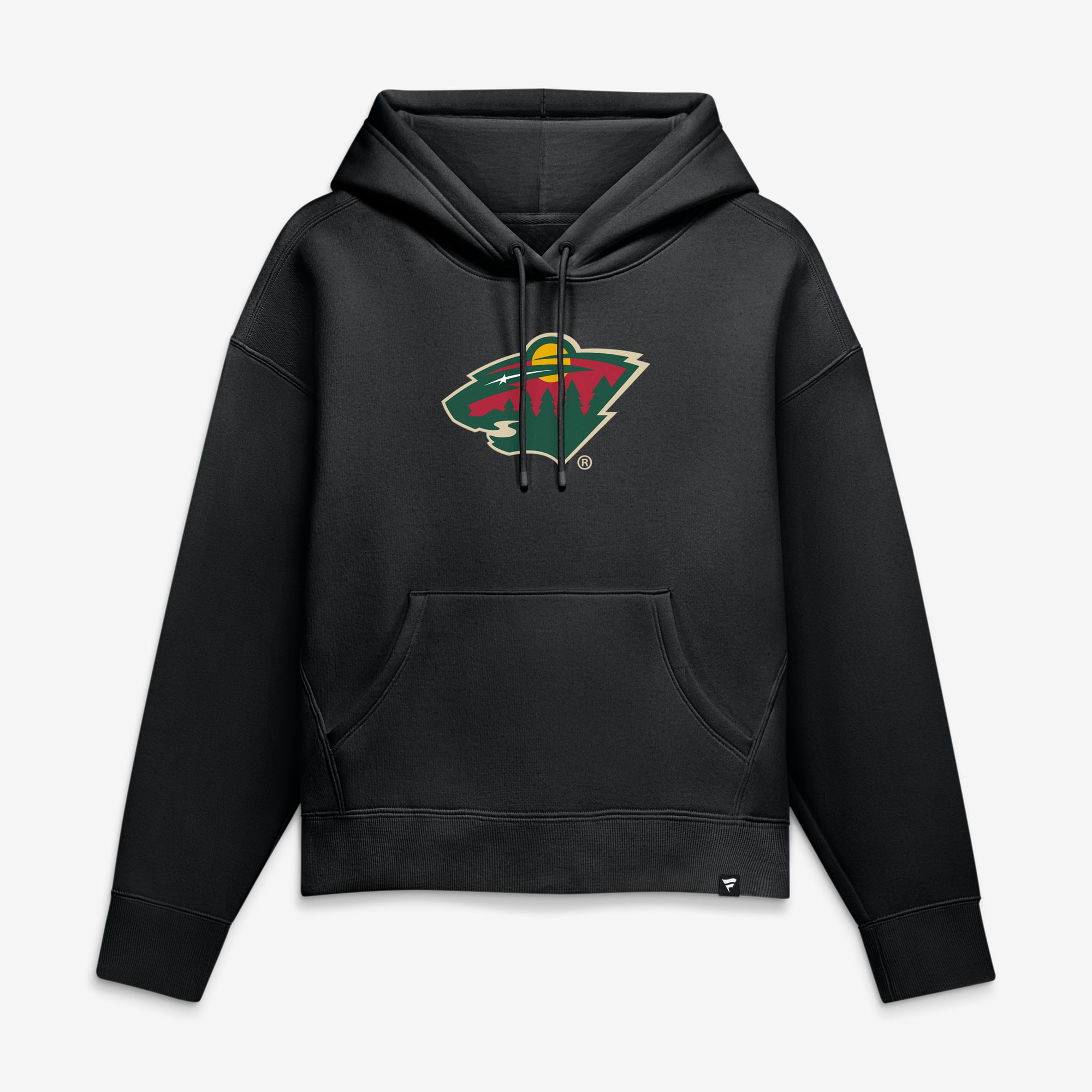 Sweat à capuche noir Minnesota Wild pour femmes de Fanatics