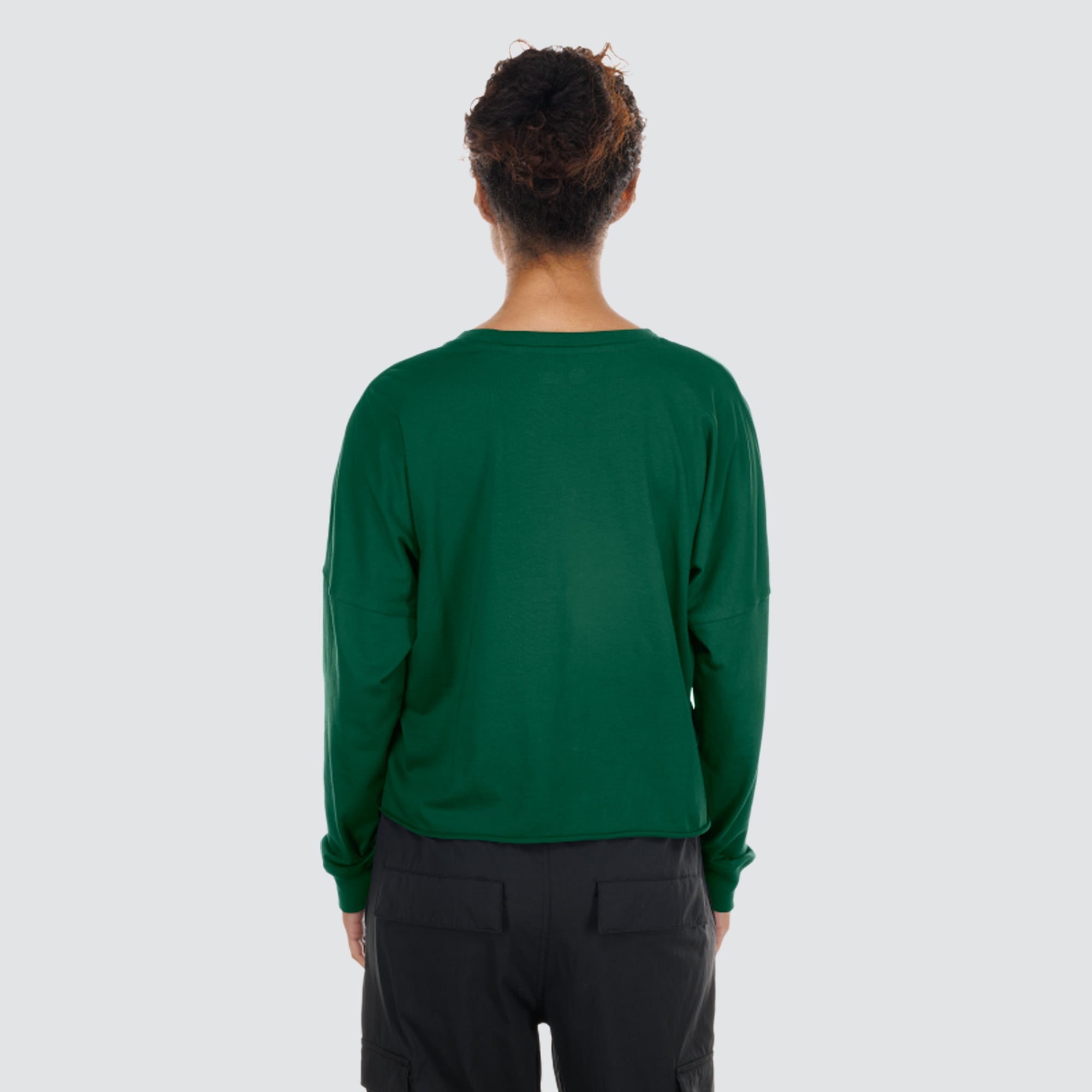 T-shirt à manches longues oversize New Era vert Minnesota Wild pour femme