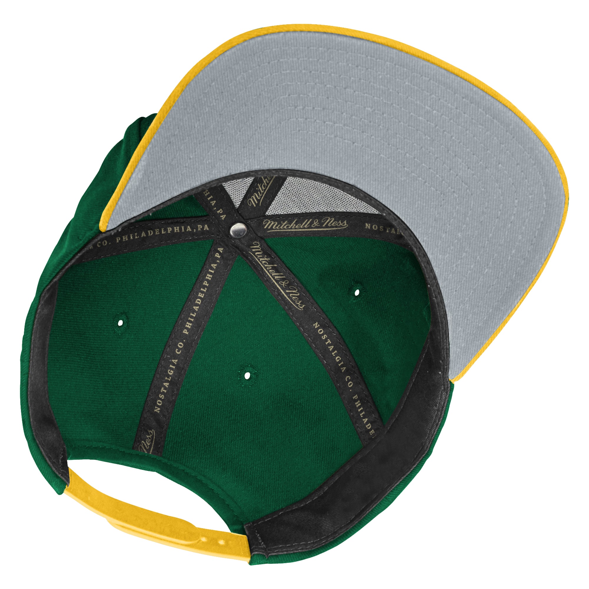 Youth Mitchell & Ness  Green/Gold Minnesota Wild Legendary Snapback Hat