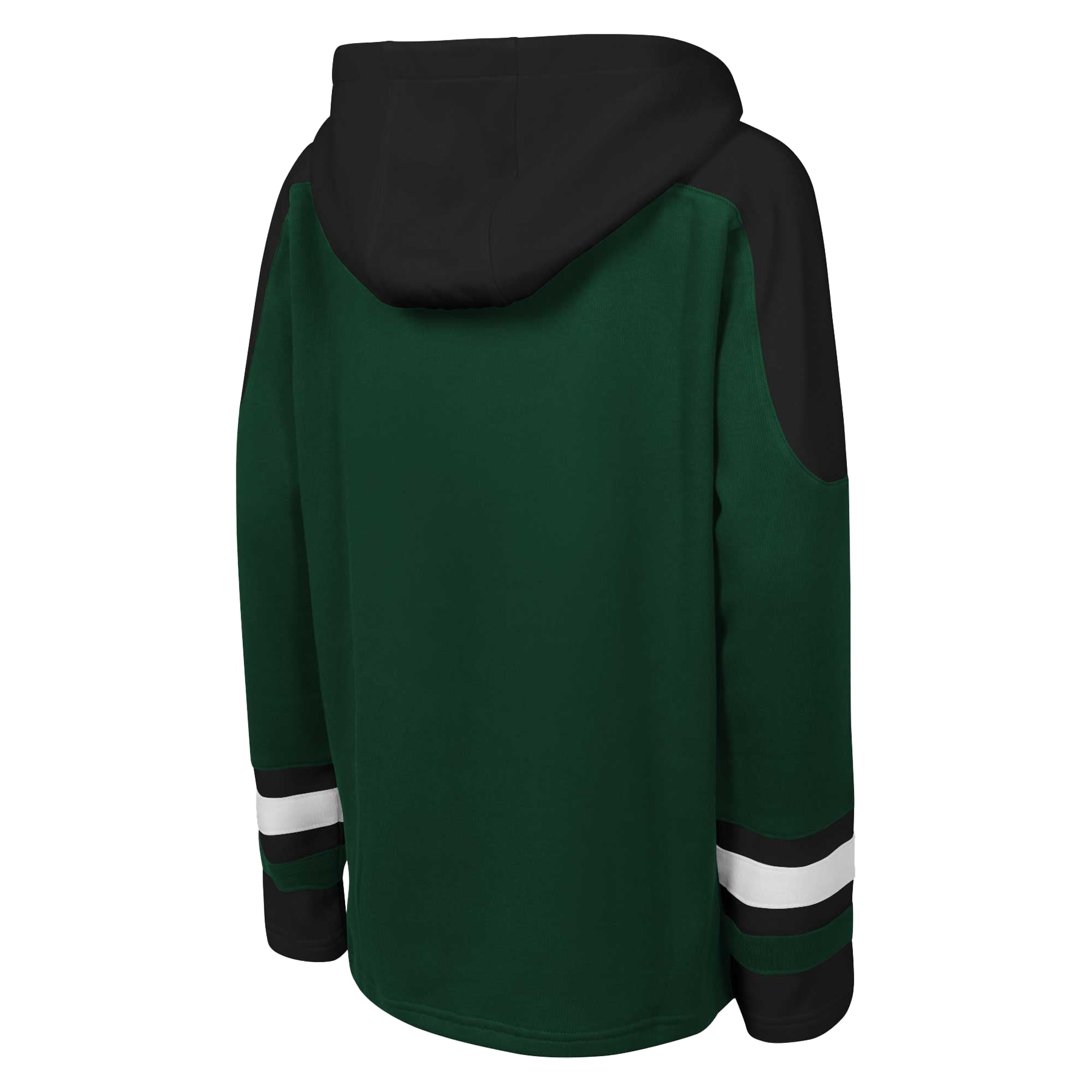 Sweat à capuche raglan col en V vert Minnesota Wild Youth Outerstuff, un incontournable pour la maison