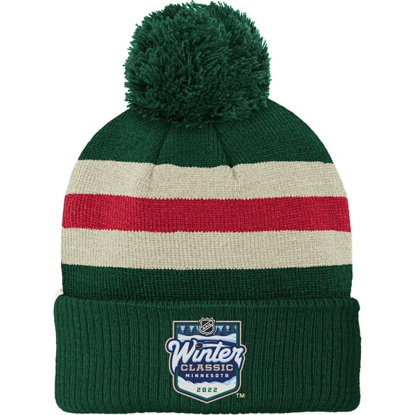 Youth Minnesota Wild Hunter Green 2022 Winter Classic Team  display picture 3