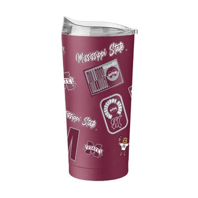 Gobelet isotherme 20 oz à revêtement en poudre Dreamweave, logo Mississippi State Bulldogs