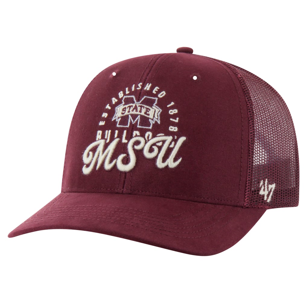 Mississippi State Bulldogs '47 Pitstop Trucker Adjustable Hat - Maroon