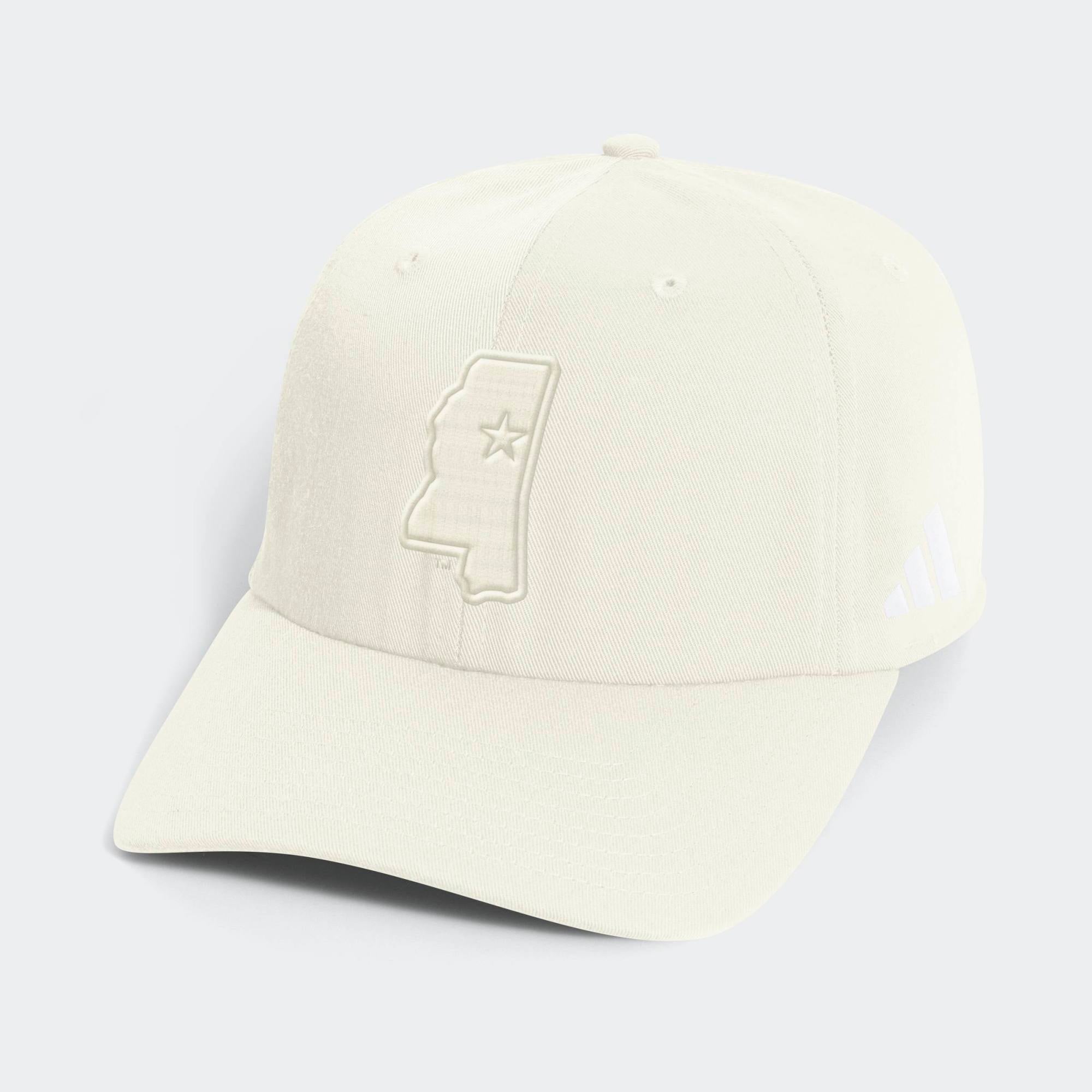 Men's adidas Beige Mississippi State Bulldogs Slouch Adjustable Hat
