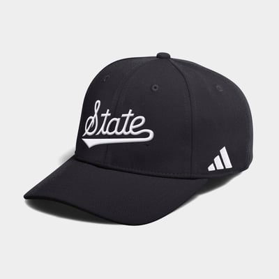 Casquette adidas Sideline Flex 2026 des Mississippi State Bulldogs - Noire