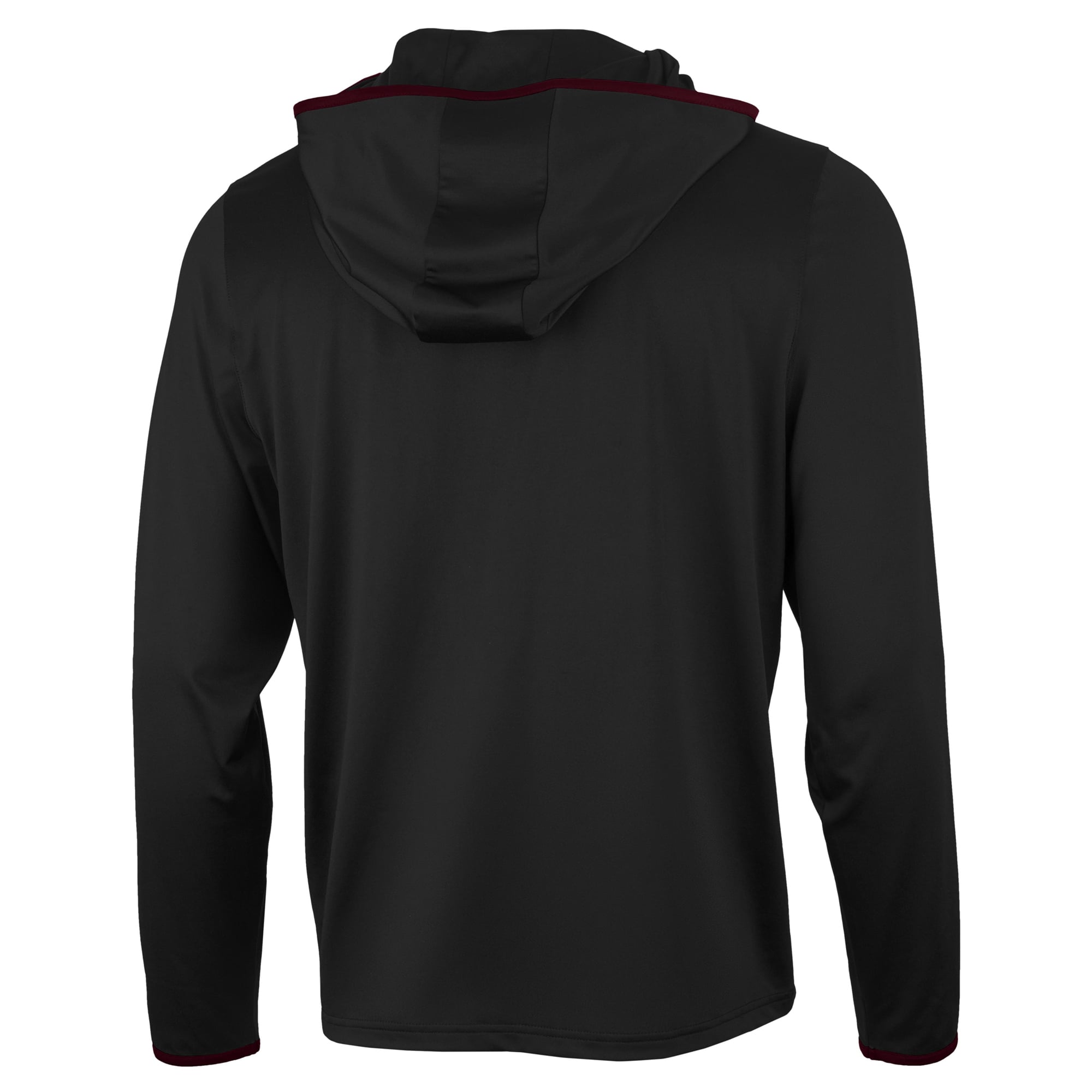 T-shirt à capuche manches longues Antigua Black Mississippi State Bulldogs pour homme