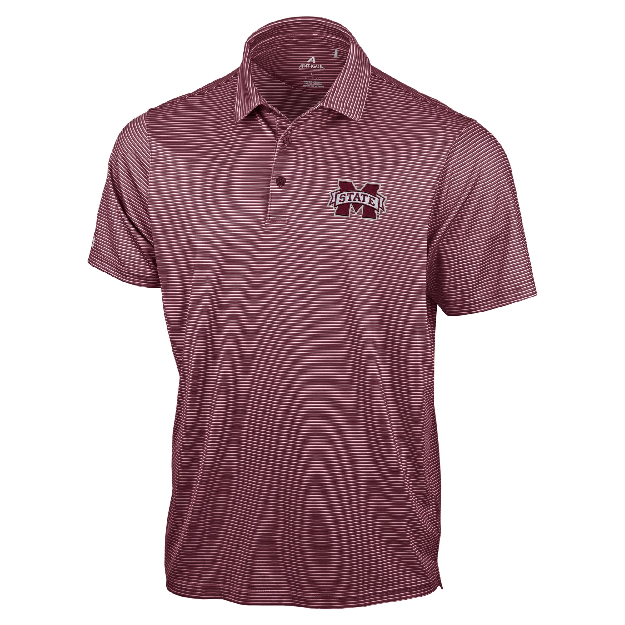 Men's Antigua Maroon Mississippi State Bulldogs Lineage Polo