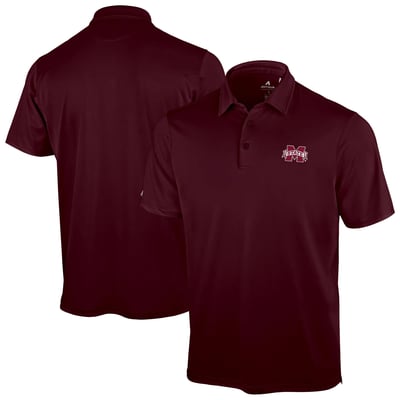 Polo Antigua Unshakeable Solid des Mississippi State Bulldogs - Bordeaux