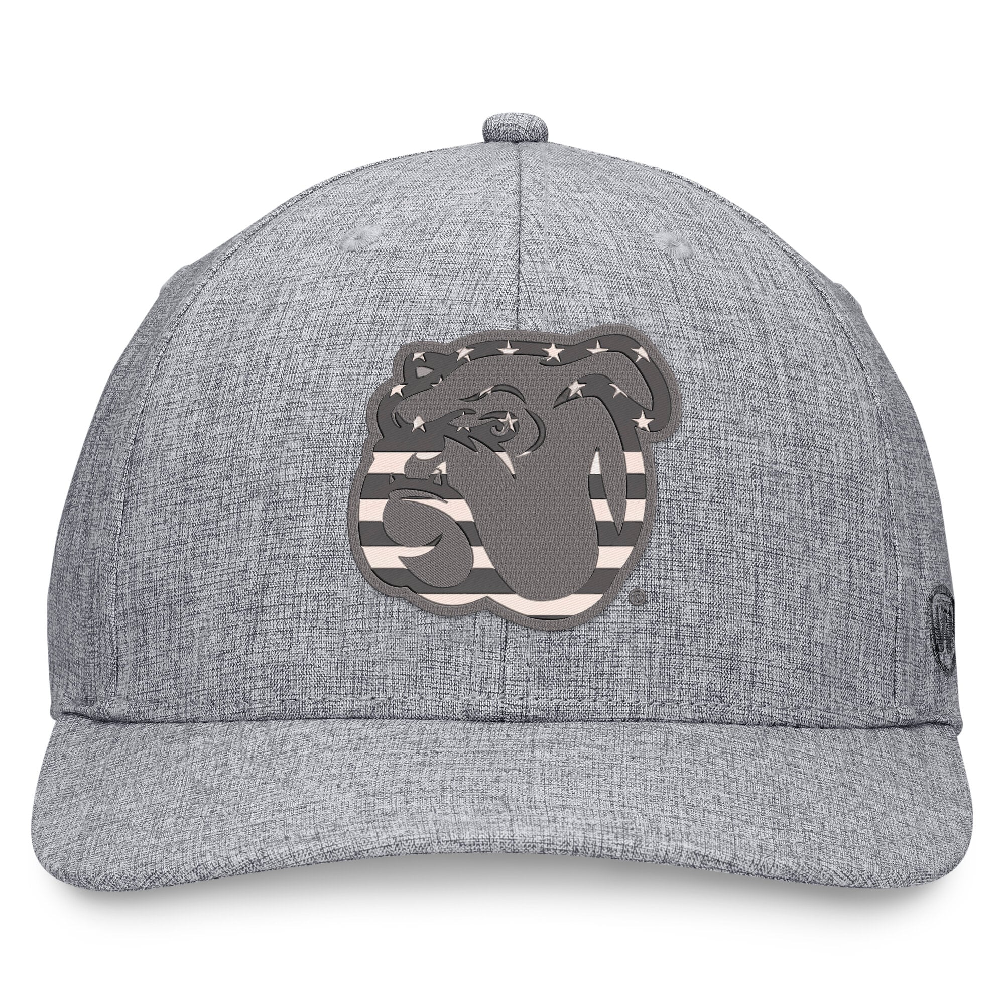 Casquette extensible Top Grit grise Mississippi State Bulldogs pour homme de la marque of the World