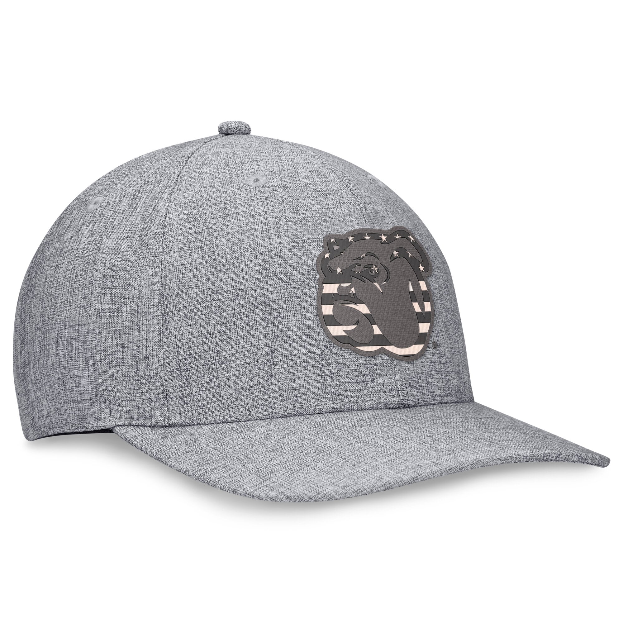Casquette extensible Top Grit grise Mississippi State Bulldogs pour homme de la marque of the World