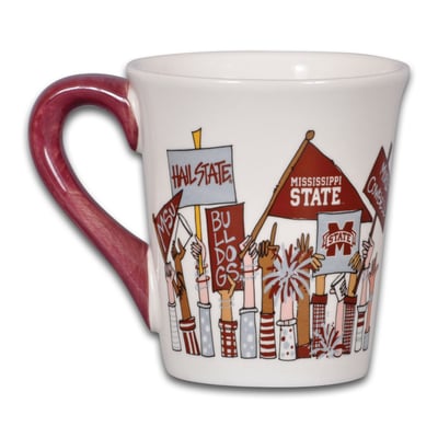 Mug de supporters des Bulldogs de l'Université d'État du Mississippi (887 ml).