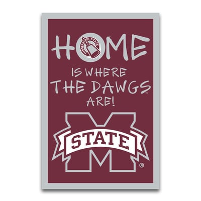 Drapeau de jardin 12" x 18" des Mississippi State Bulldogs