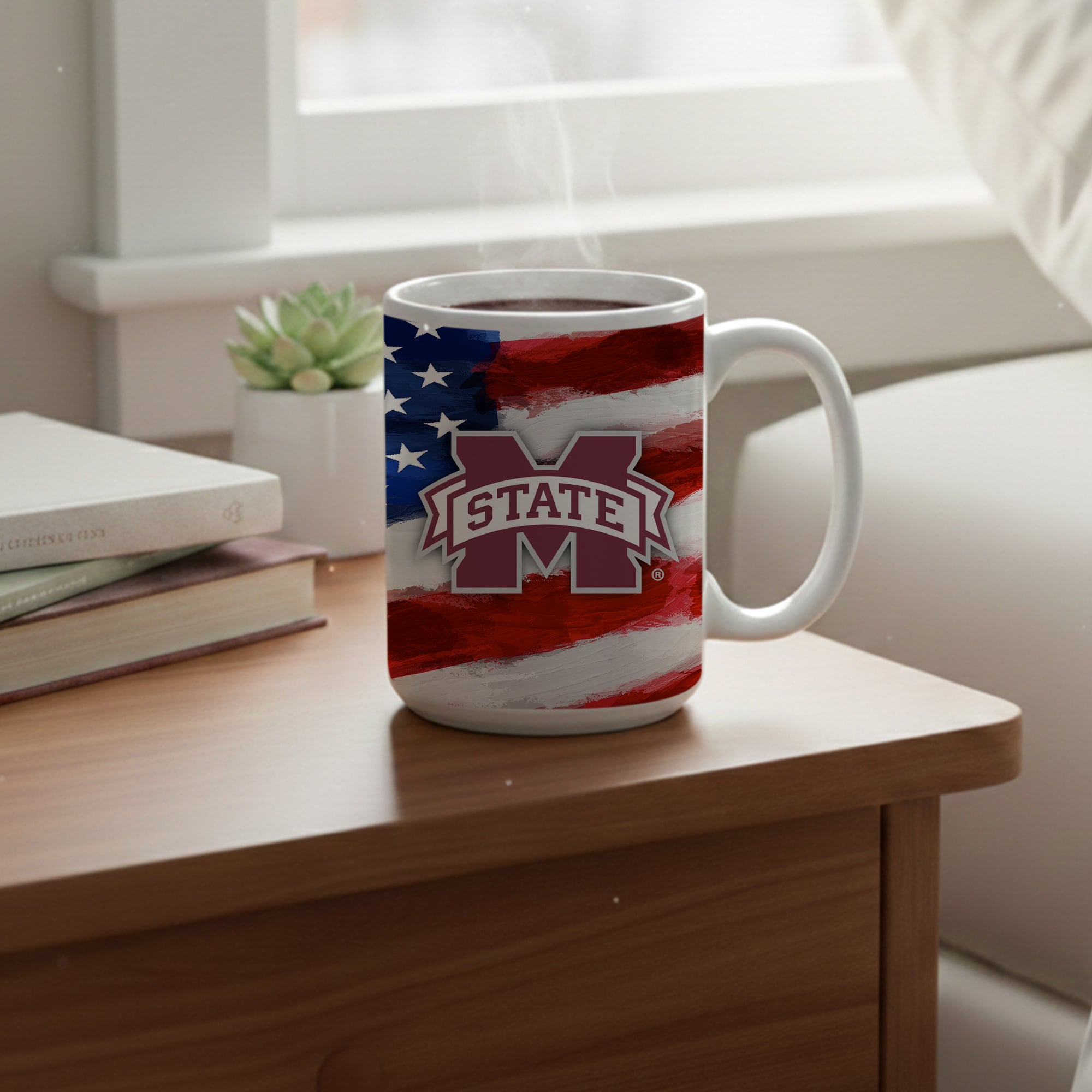 Mississippi State Bulldogs Two-Pack 15oz. Americana Mug Set