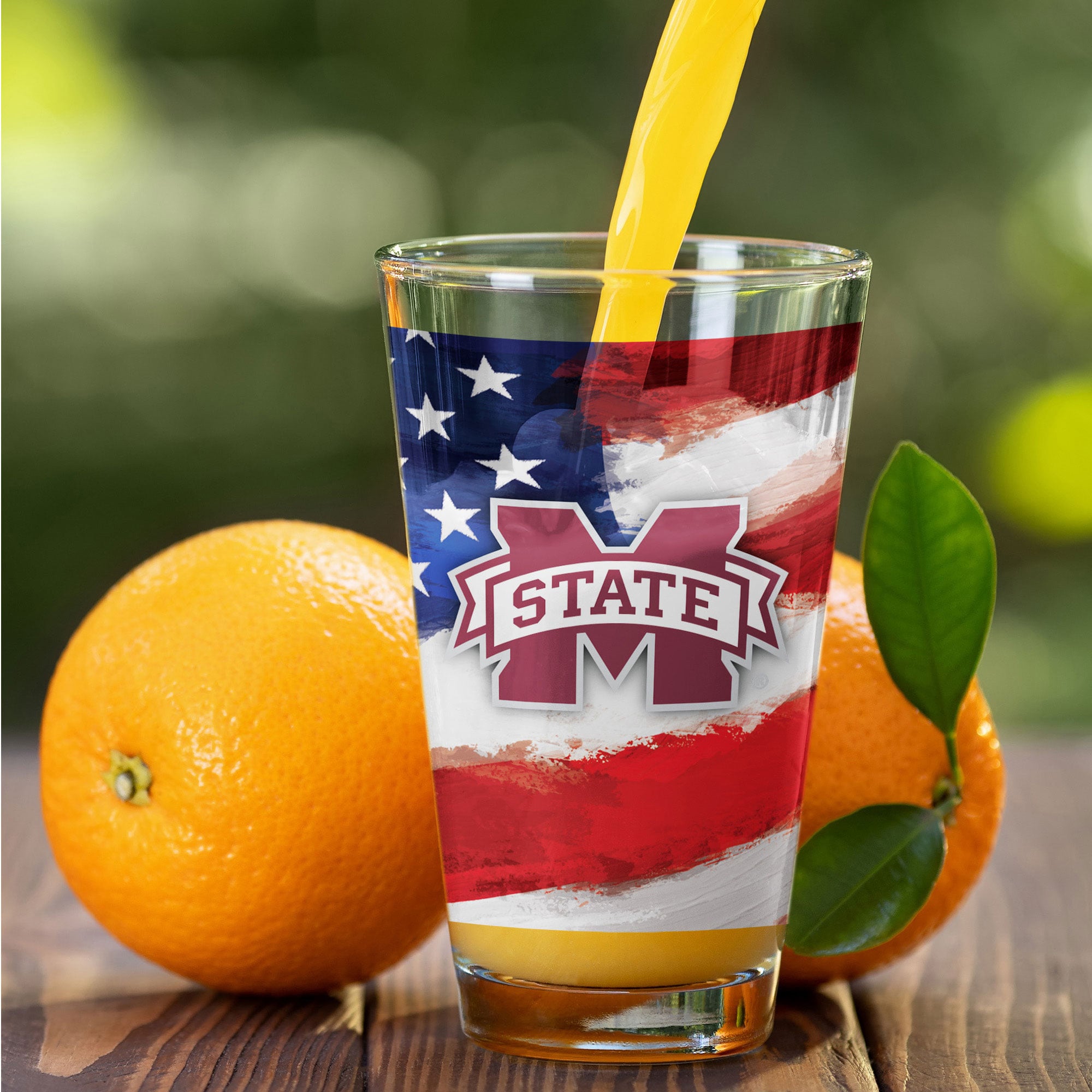 Mississippi State Bulldogs Two-Pack 16oz. Americana Pint Glass Set