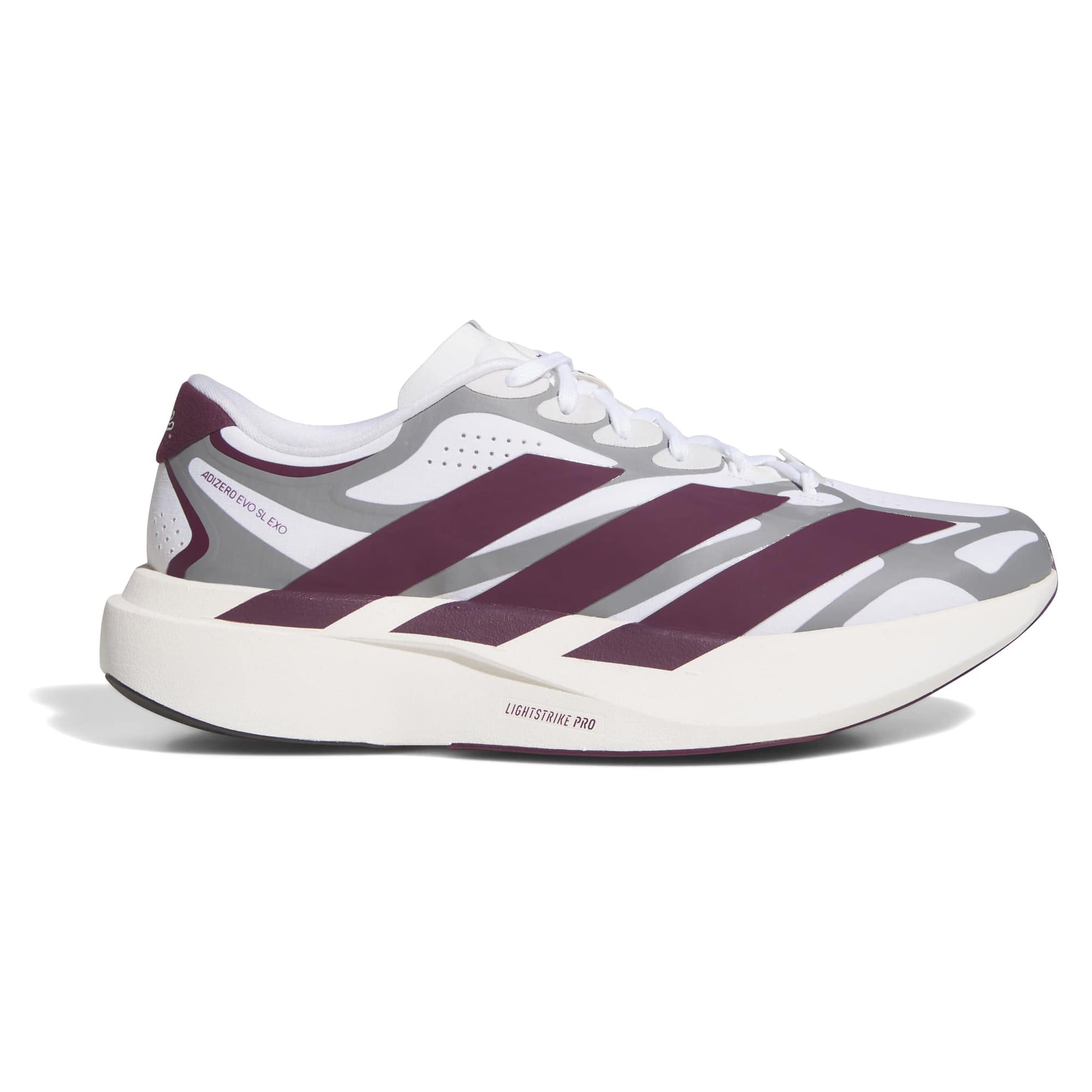 Unisex adidas  White Mississippi State Bulldogs Adizero EVO SL EXO Sneakers