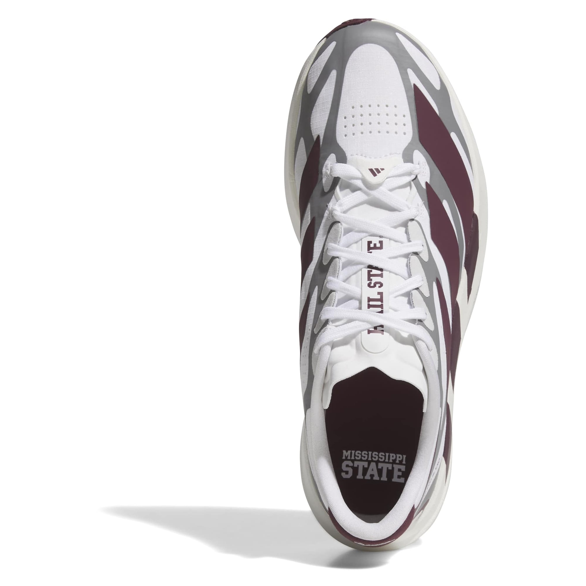 Unisex adidas  White Mississippi State Bulldogs Adizero EVO SL EXO Sneakers