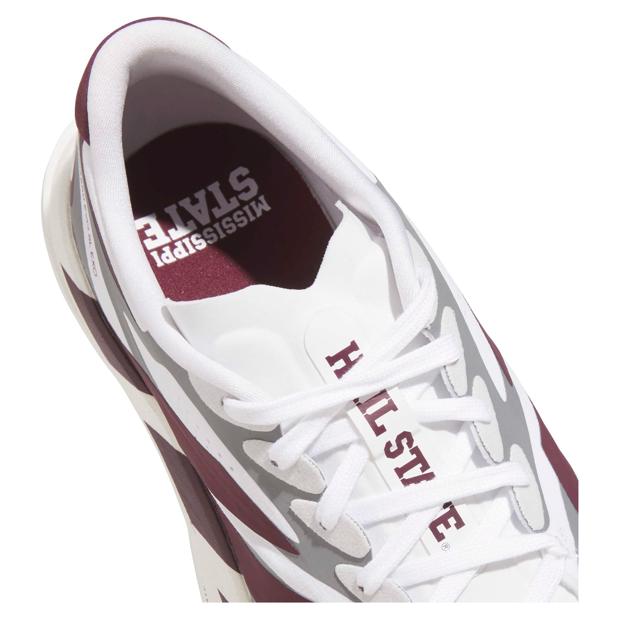 Unisex adidas  White Mississippi State Bulldogs Adizero EVO SL EXO Sneakers