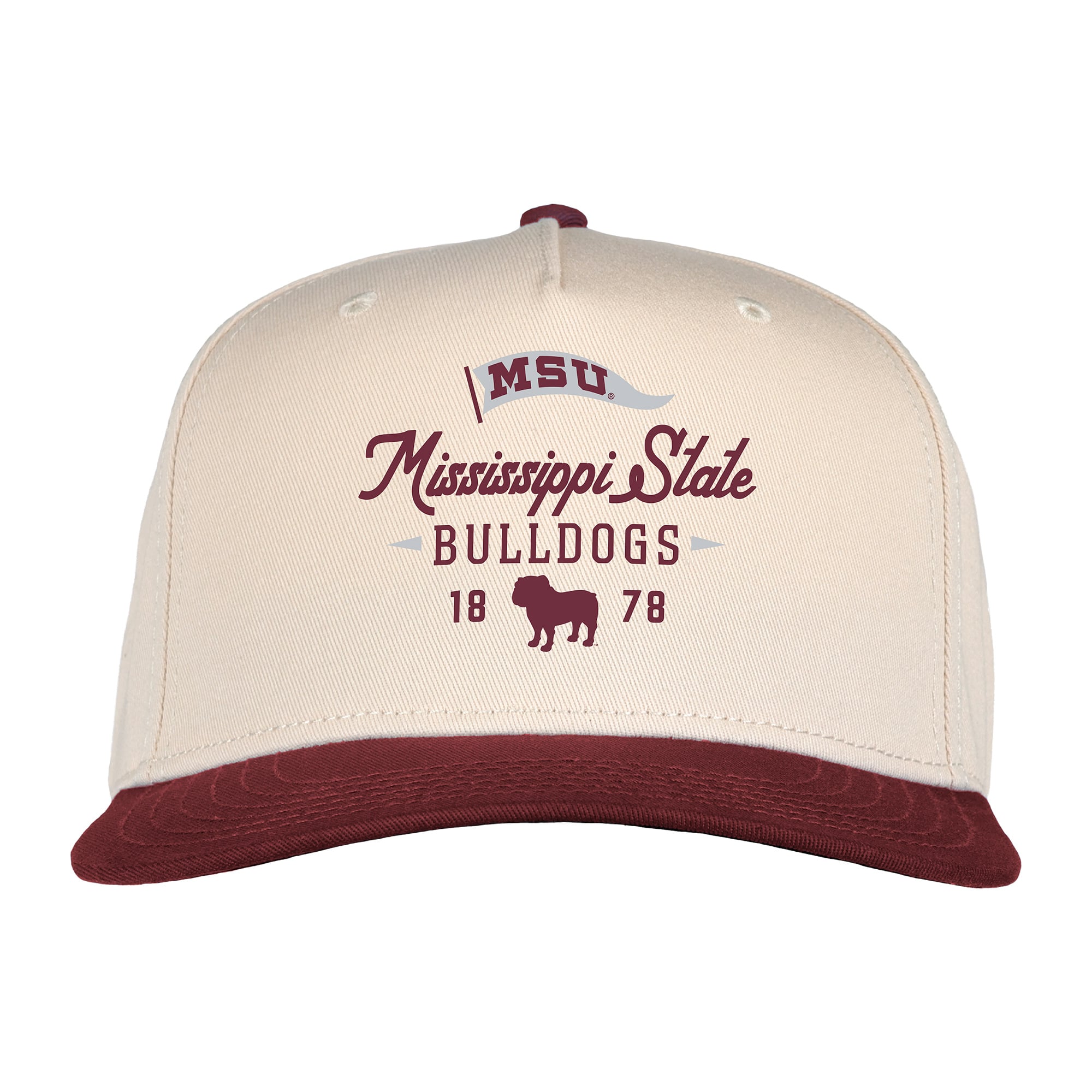 Unisex Ahead Cream Mississippi State Bulldogs The 1995 Adjustable Hat