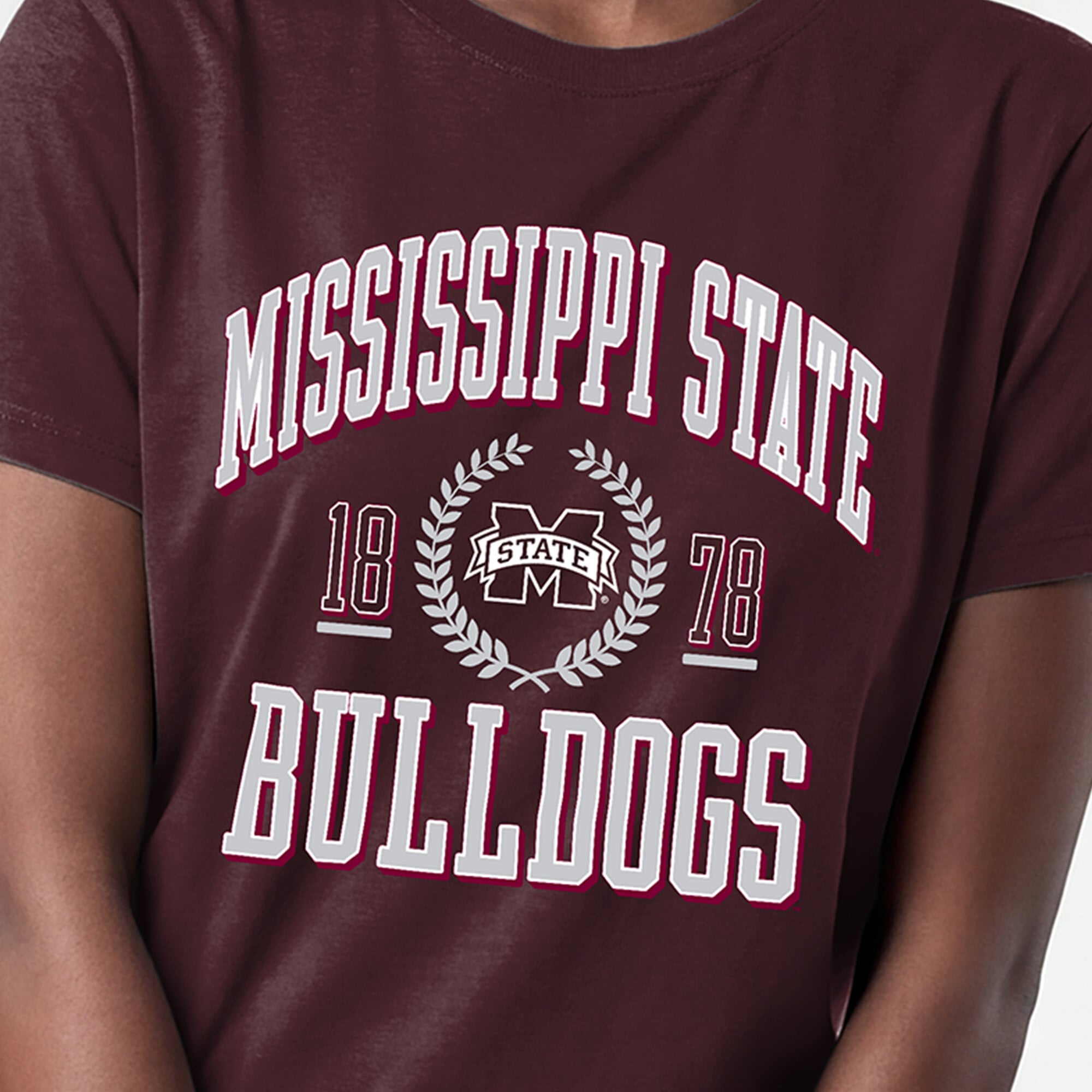 Women's Champion Maroon Mississippi State Bulldogs Lifestyle T-Shirt