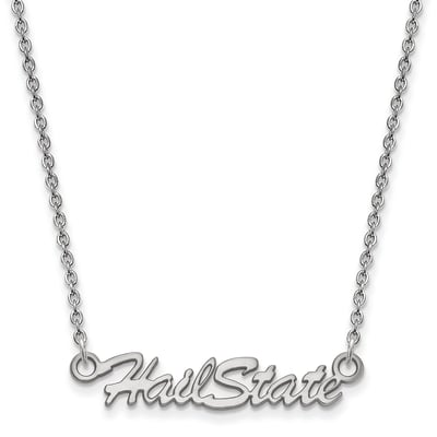 Mississippi State Bulldogs Women's Sterling Silver Script Necklace