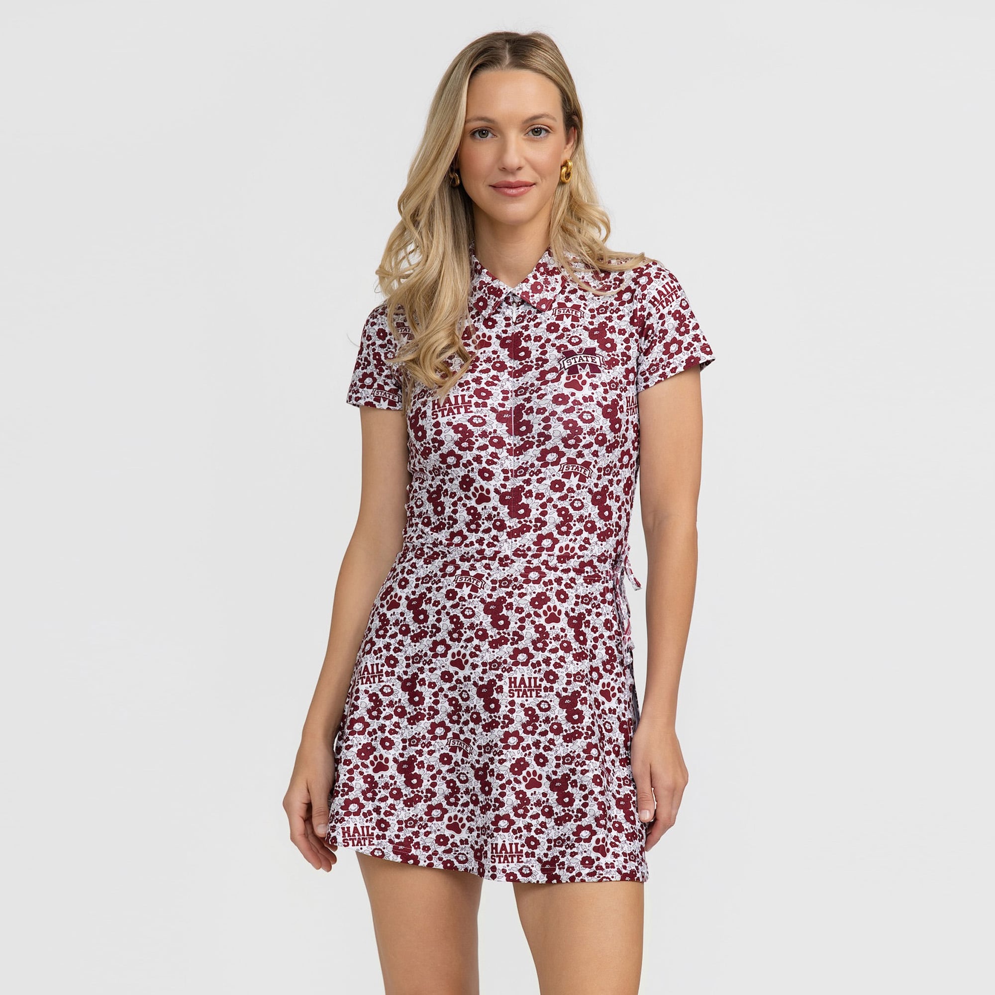 Robe Poppy Ivy bordeaux Smith & Quinn pour femme, modèle Mississippi State Bulldogs