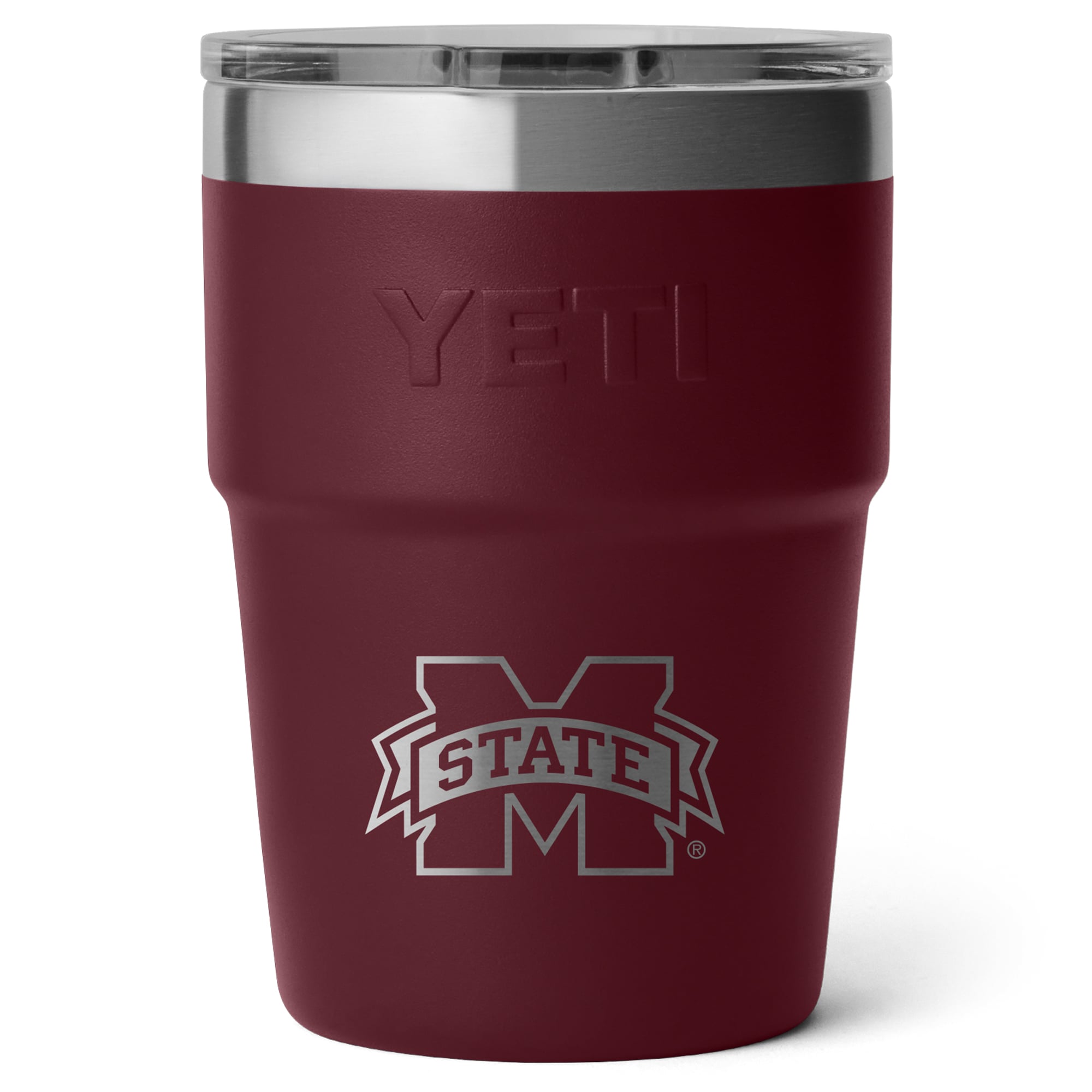 YETI Mississippi State Bulldogs 16oz. Rambler Stackable Cup with MagSlider Lid