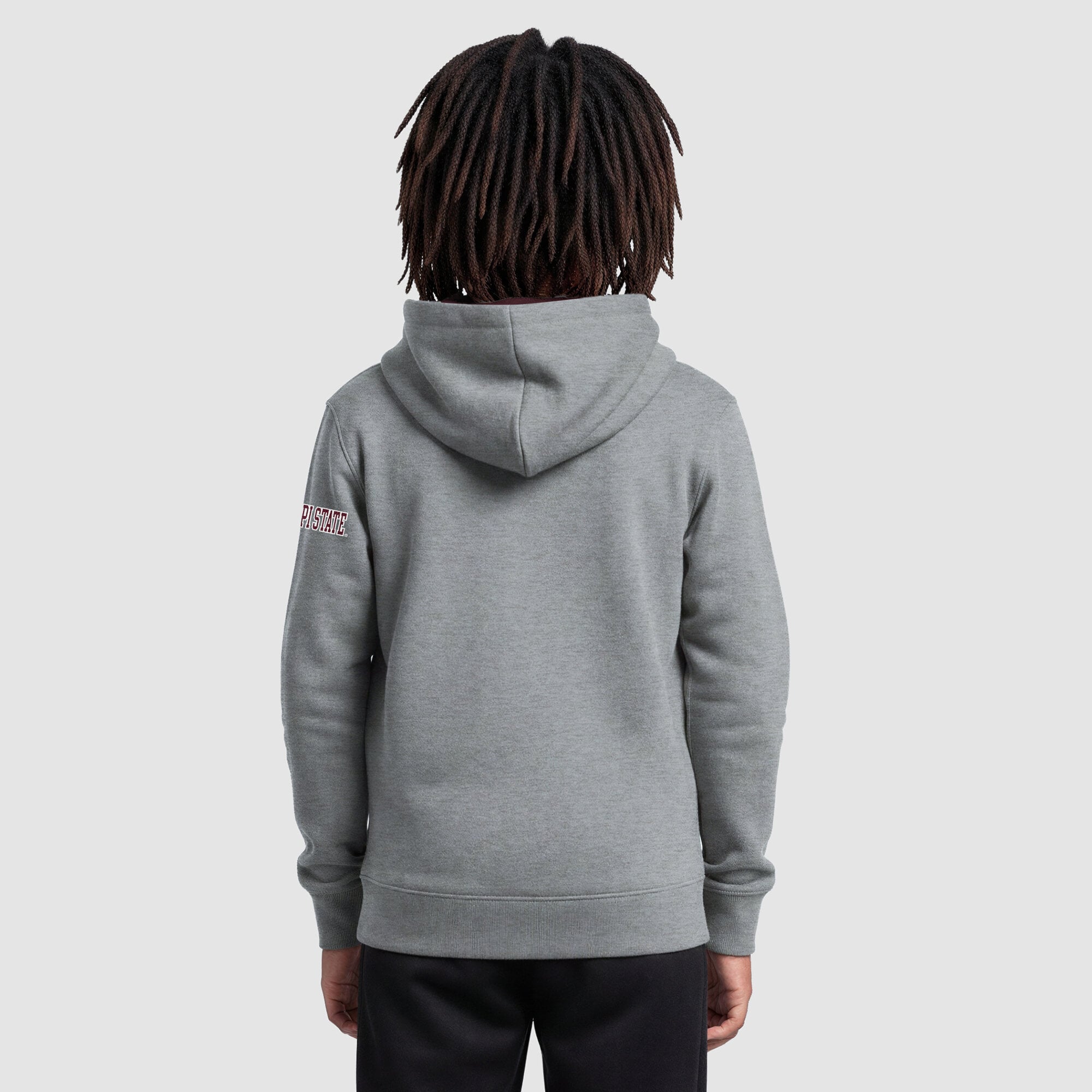 Sweat à capuche en polaire Youth Champion Heather Gray Mississippi State Bulldogs