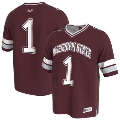 Mississippi State Bulldogs GameDay Greats Youth Lightweight Collegiate Football Fashion Jersey - Maroon