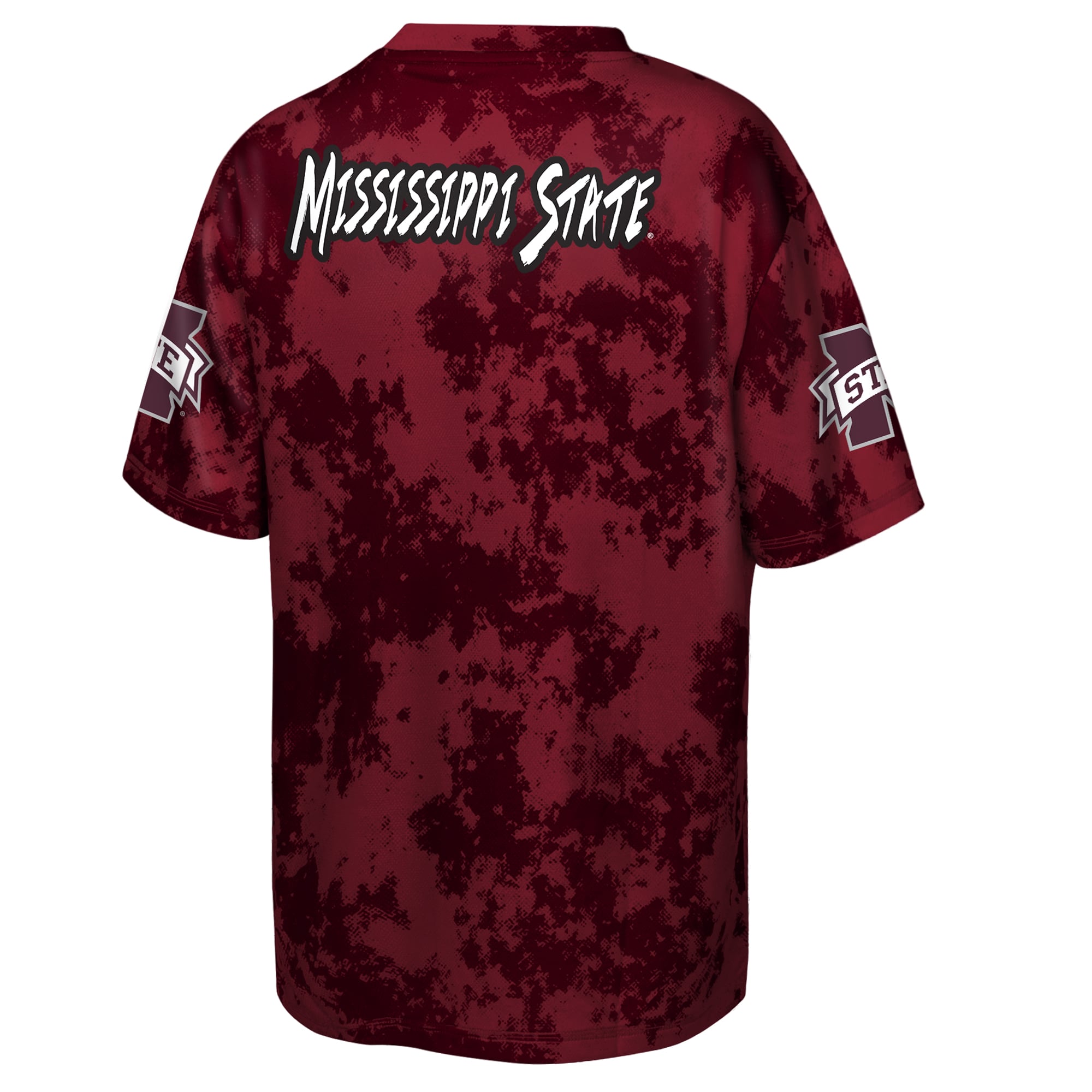 T-shirt sublimé Outerstuff marron pour jeunes, Mississippi State Bulldogs, hors-jeu