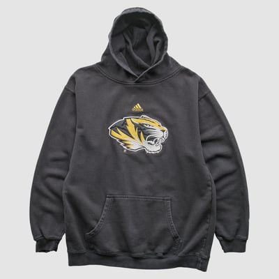 Missouri Tigers Adidas 2000s Pullover Sweatshirt - Black - XS By Fanatics Real Vintage