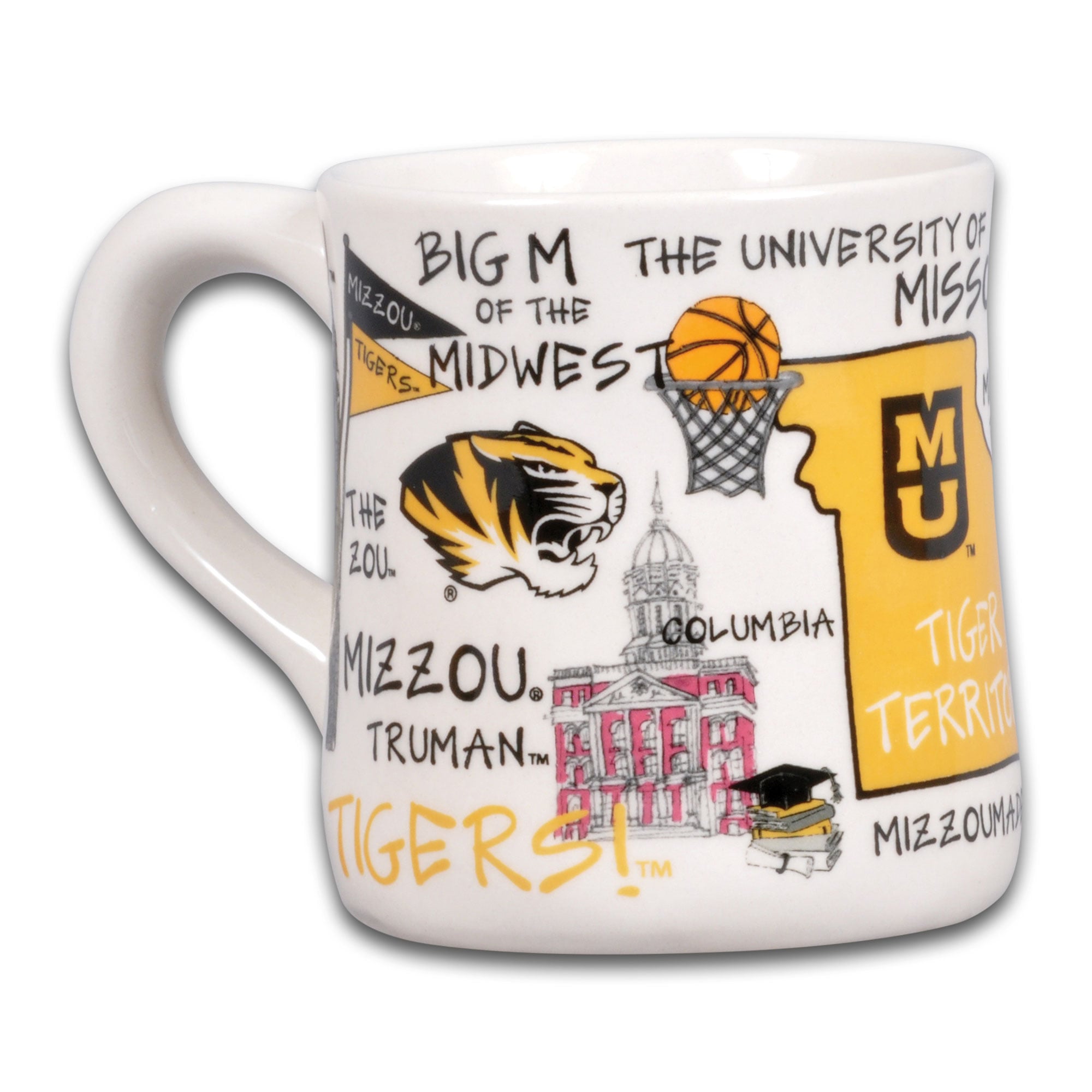 Mug en céramique Missouri Tigers Icon 20 oz.