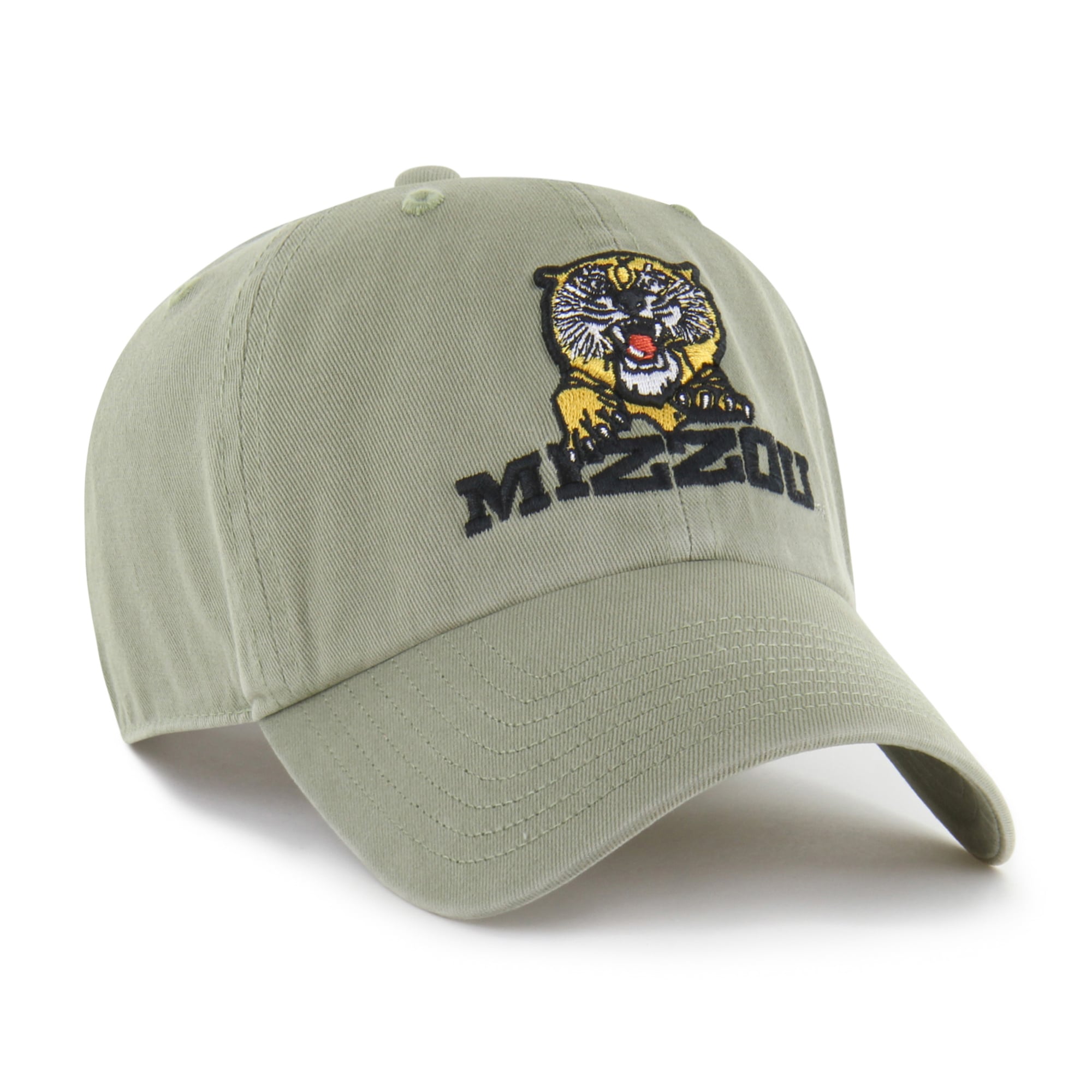 Men's '47 Moss Green Missouri Tigers Vault Clean Up Adjustable Hat