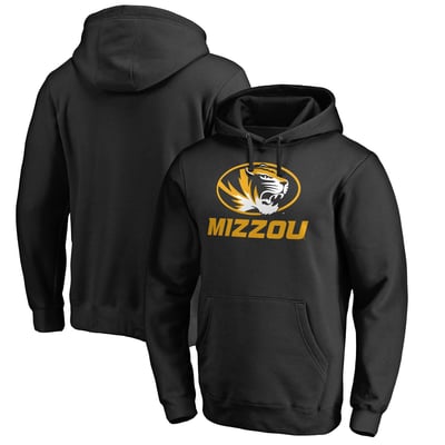 Missouri Tigers Team Lockup Pullover Hoodie - Black