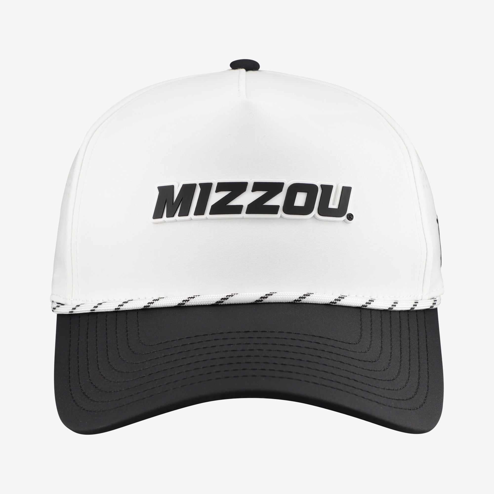 Men's Branded Bills White/Black Missouri Tigers Classic Adjustable Rope Hat