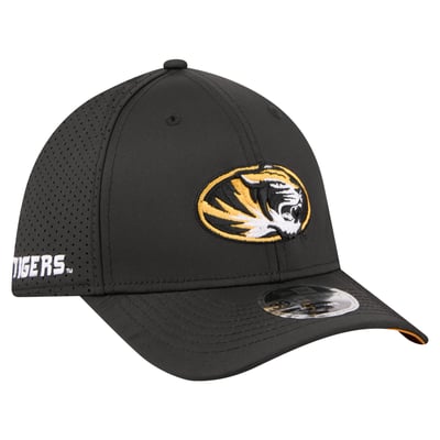  Missouri Tigers New Era 39THIRTY M-Crown Stretch Hat - Black