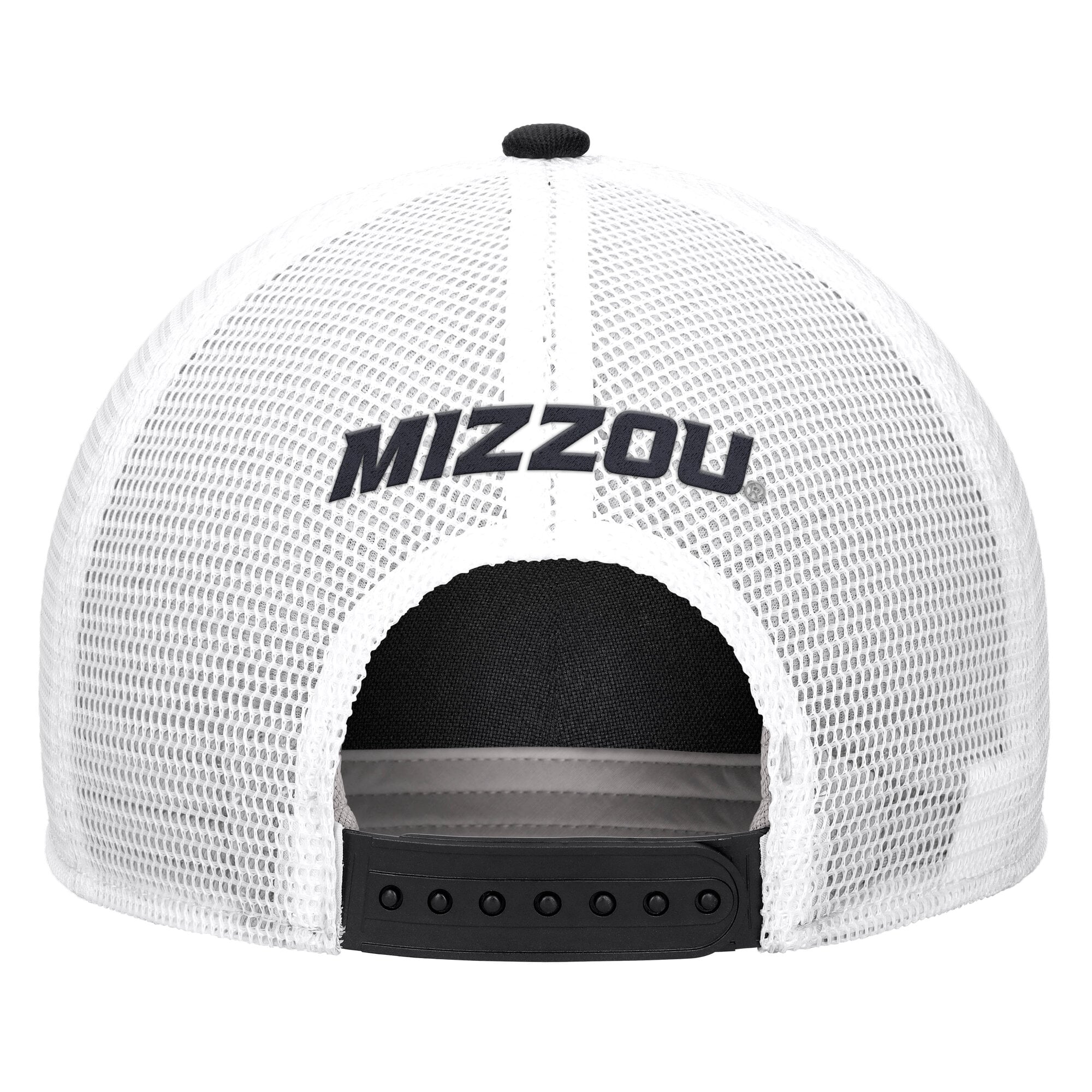 Men's Nike Black Missouri Tigers 2026 On-Field Rope Adjustable Trucker Hat