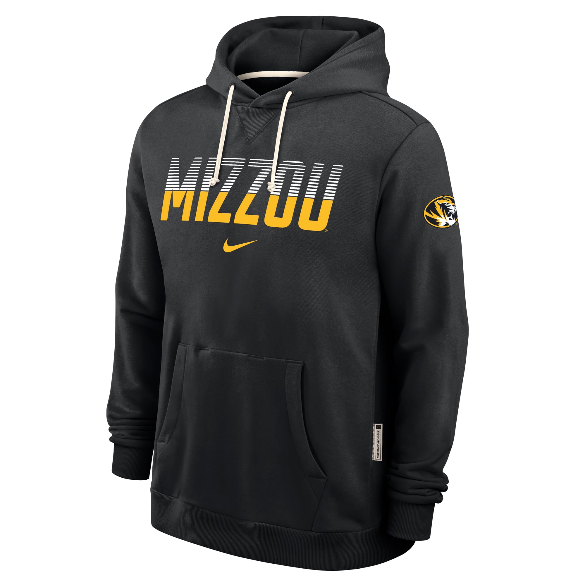 Men's Nike Black Missouri Tigers 2026 Sideline Standard Issue Dri-FIT Hoodie