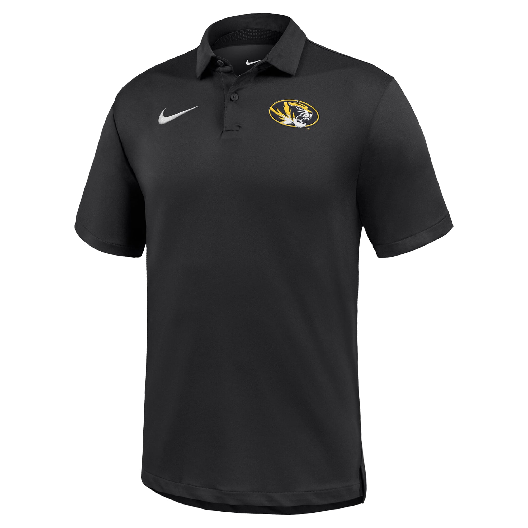 Men's Nike Black Missouri Tigers Dri-FIT Tour Polo