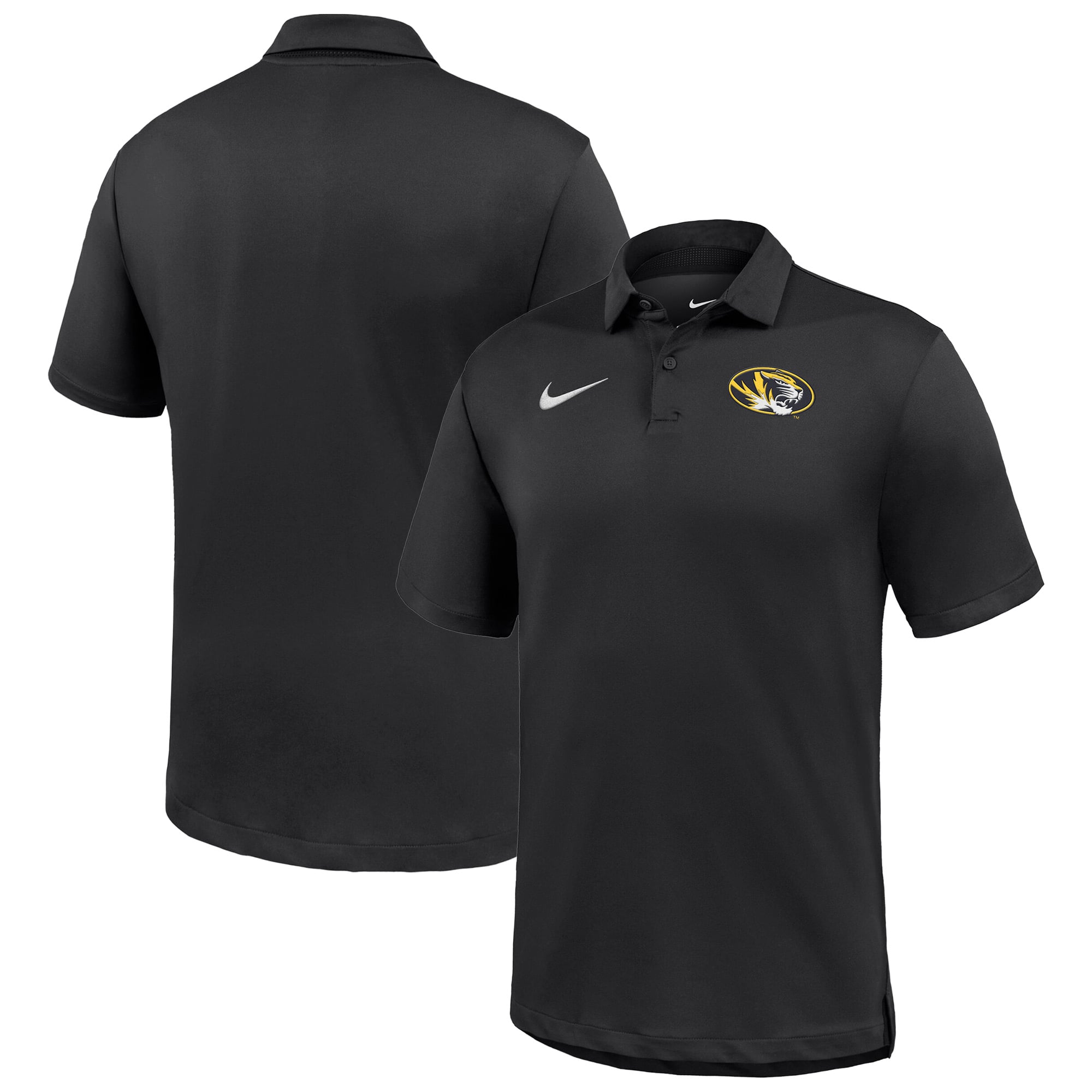 Men's Nike Black Missouri Tigers Dri-FIT Tour Polo