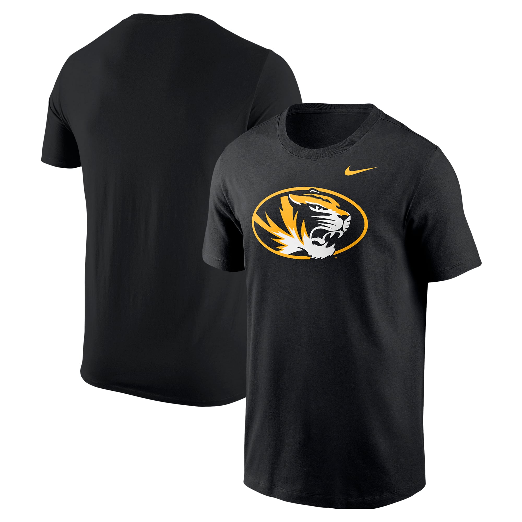 T-shirt Nike doré avec logo Missouri Tigers pour homme